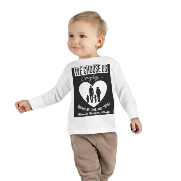 SEFH We Choose Us Toddler Long Sleeve Tee - Family Forever Shirt - Image 3