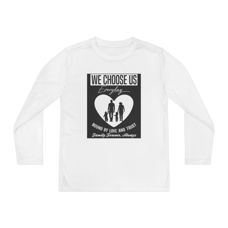 SEFH We Choose Us Youth Long Sleeve Tee – Family Bonding Shirt