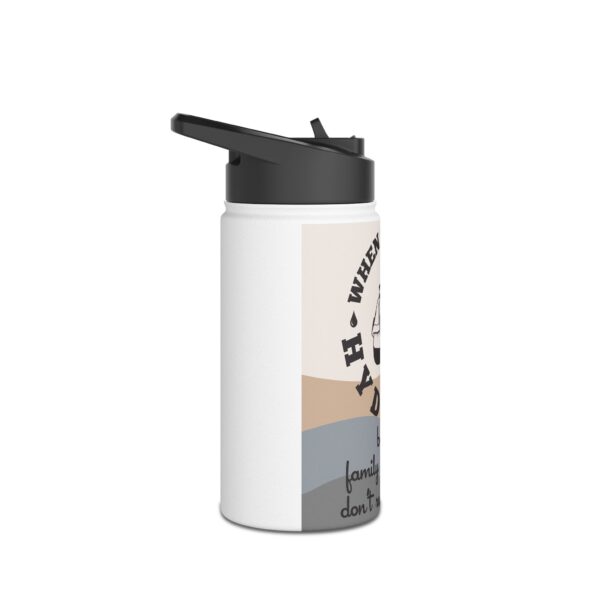 SEFH Hydration Stainless Steel Water Bottle - "When in Doubt, Hydrate!" Perfect for Superheroes - Image 3