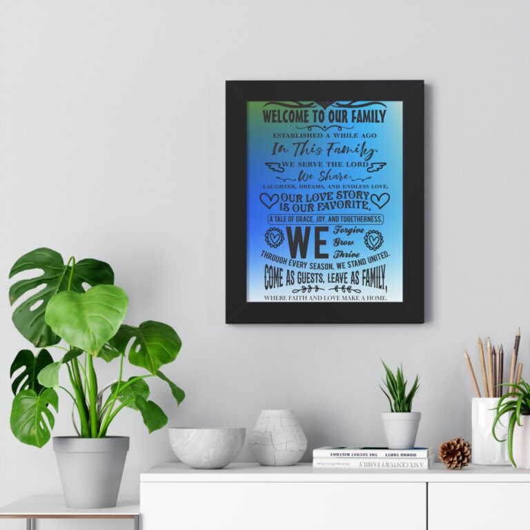 SEFH Family Framed Poster