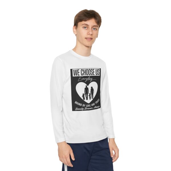 SEFH We Choose Us Youth Long Sleeve Tee - Family Bonding Shirt - Image 3